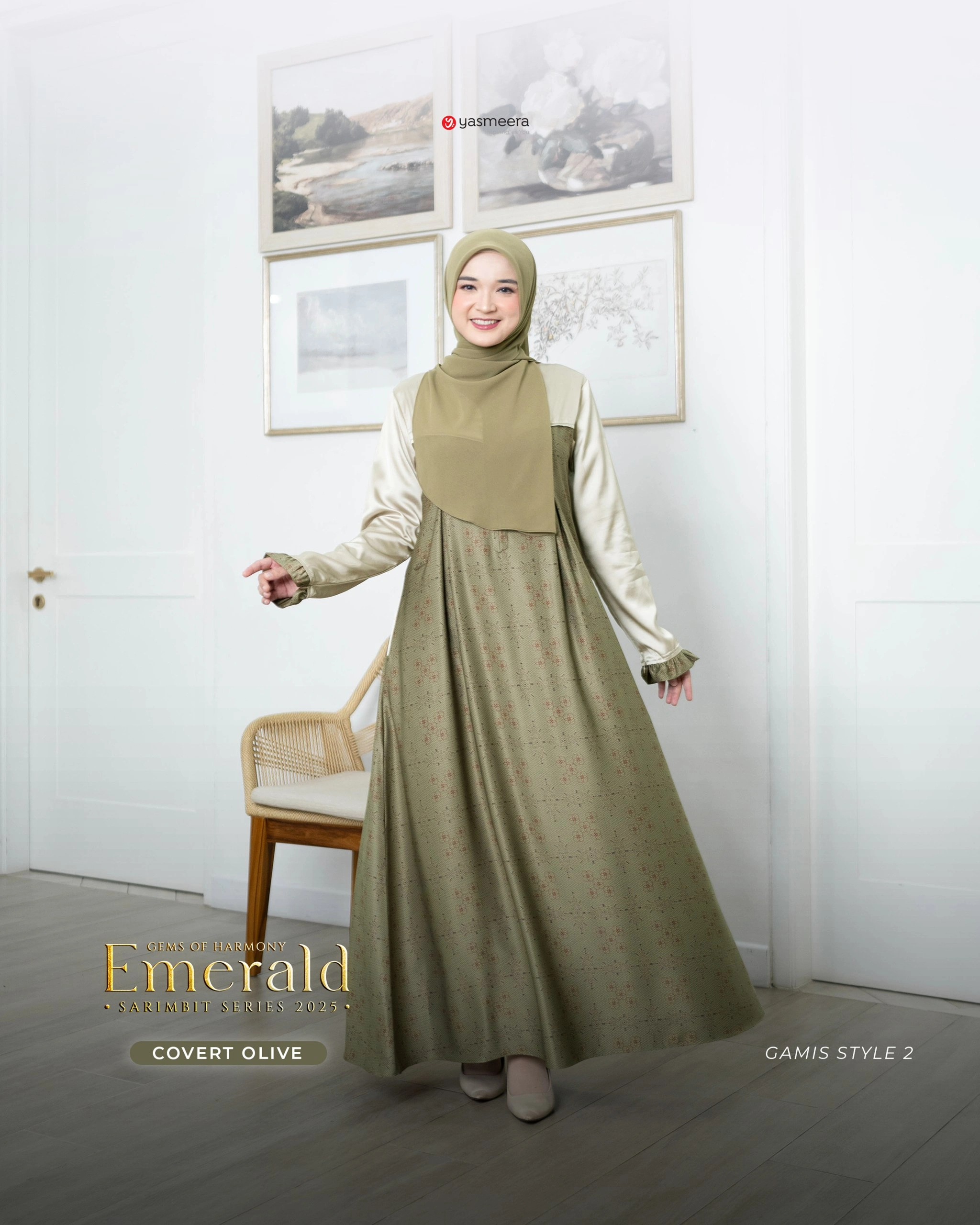 SARIMBIT 2025 EMERALD SERIES WARNA COVERT OLIVE thumb 5