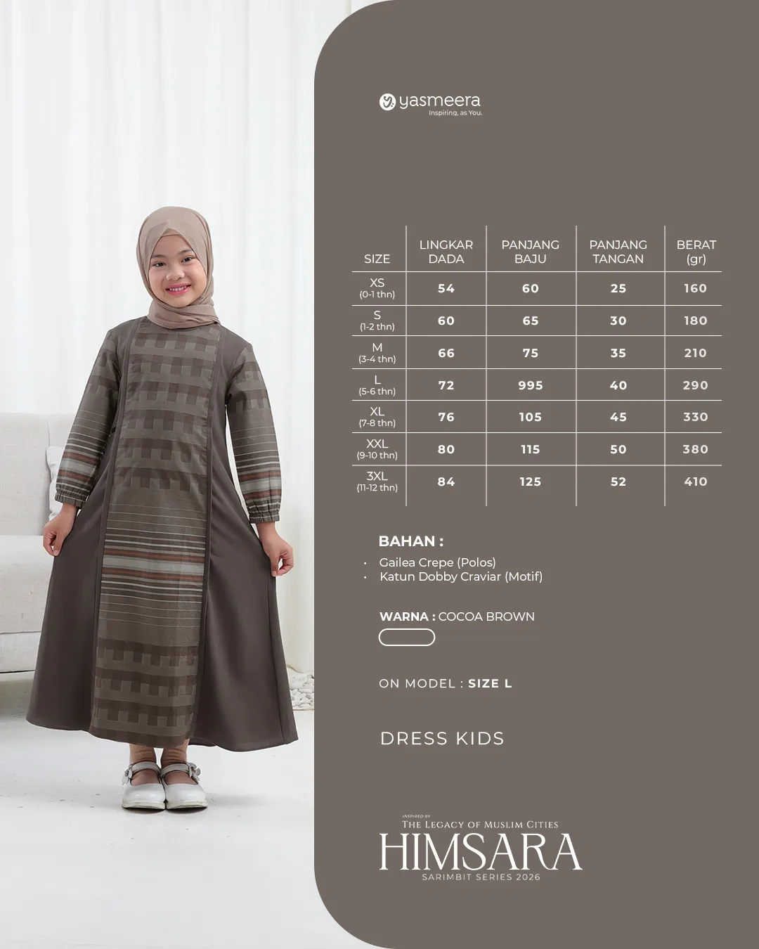 Yasmeera - HIMSARA SERIES - COCOA BROWN thumb 22