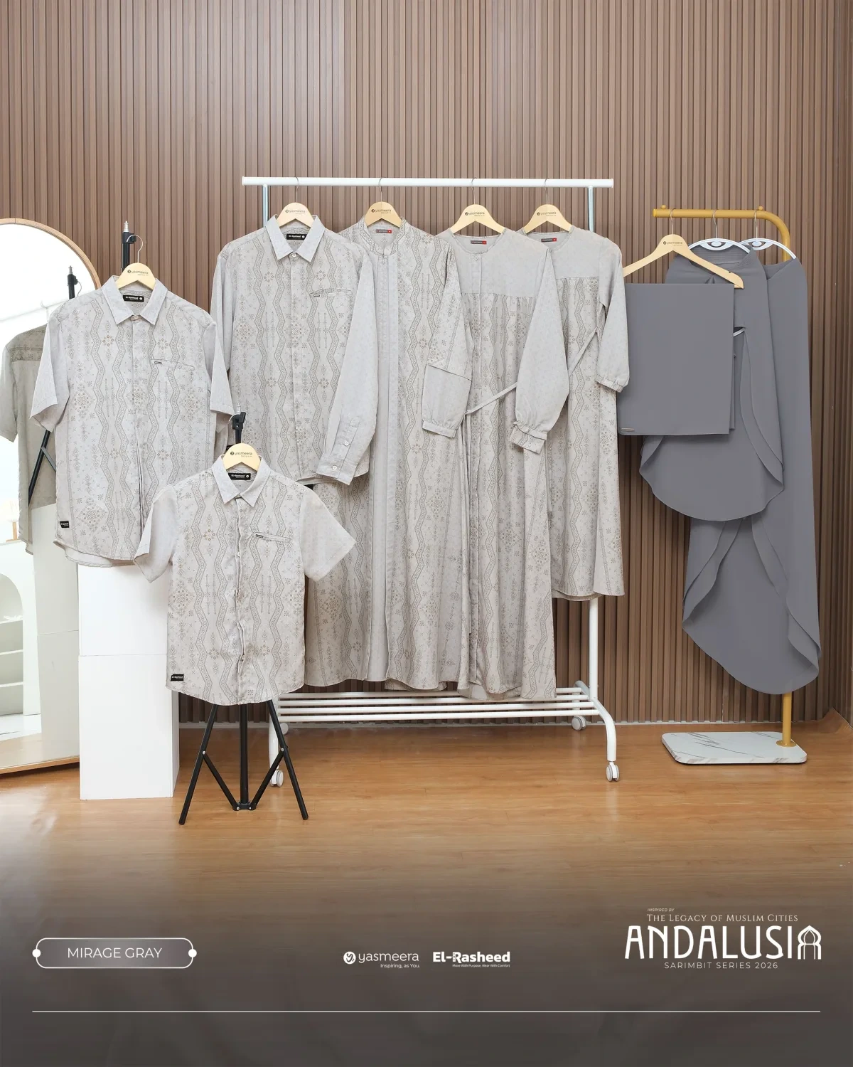 Yasmeera - ANDALUSIA SERIES - MIRAGE GRAY thumb 64