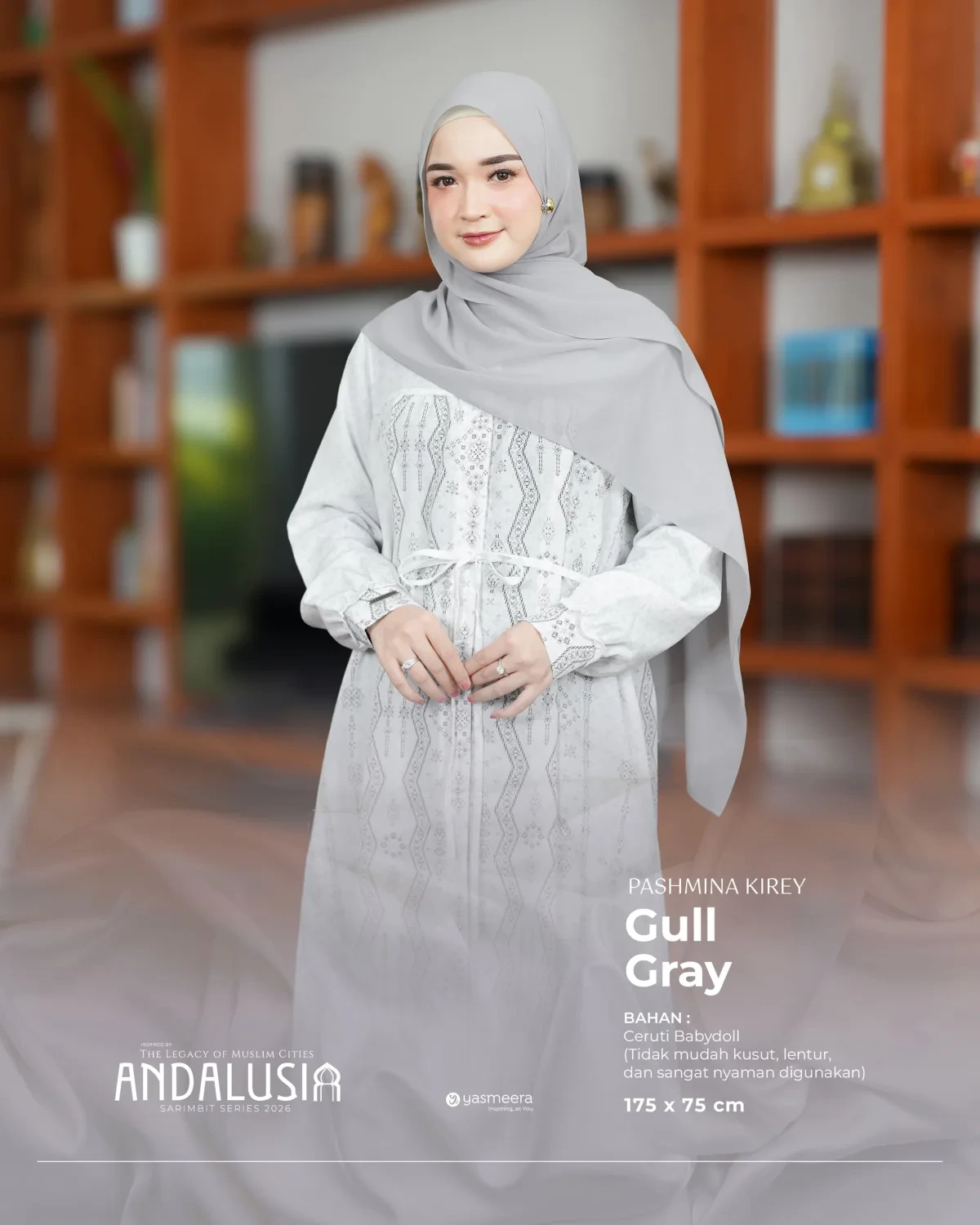 Yasmeera - KHIMAR & PASHMINA SARIMBIT 2026 (ANDALUSIA) thumb 26