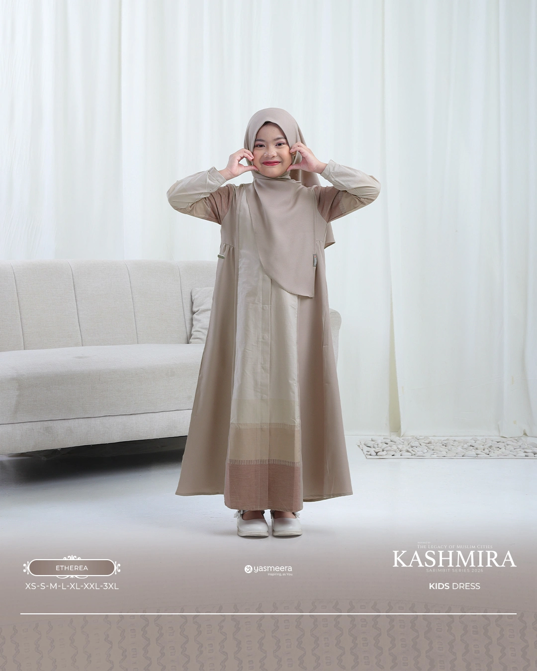GAMIS KASHMIRA ANAK GRADE B thumb 9