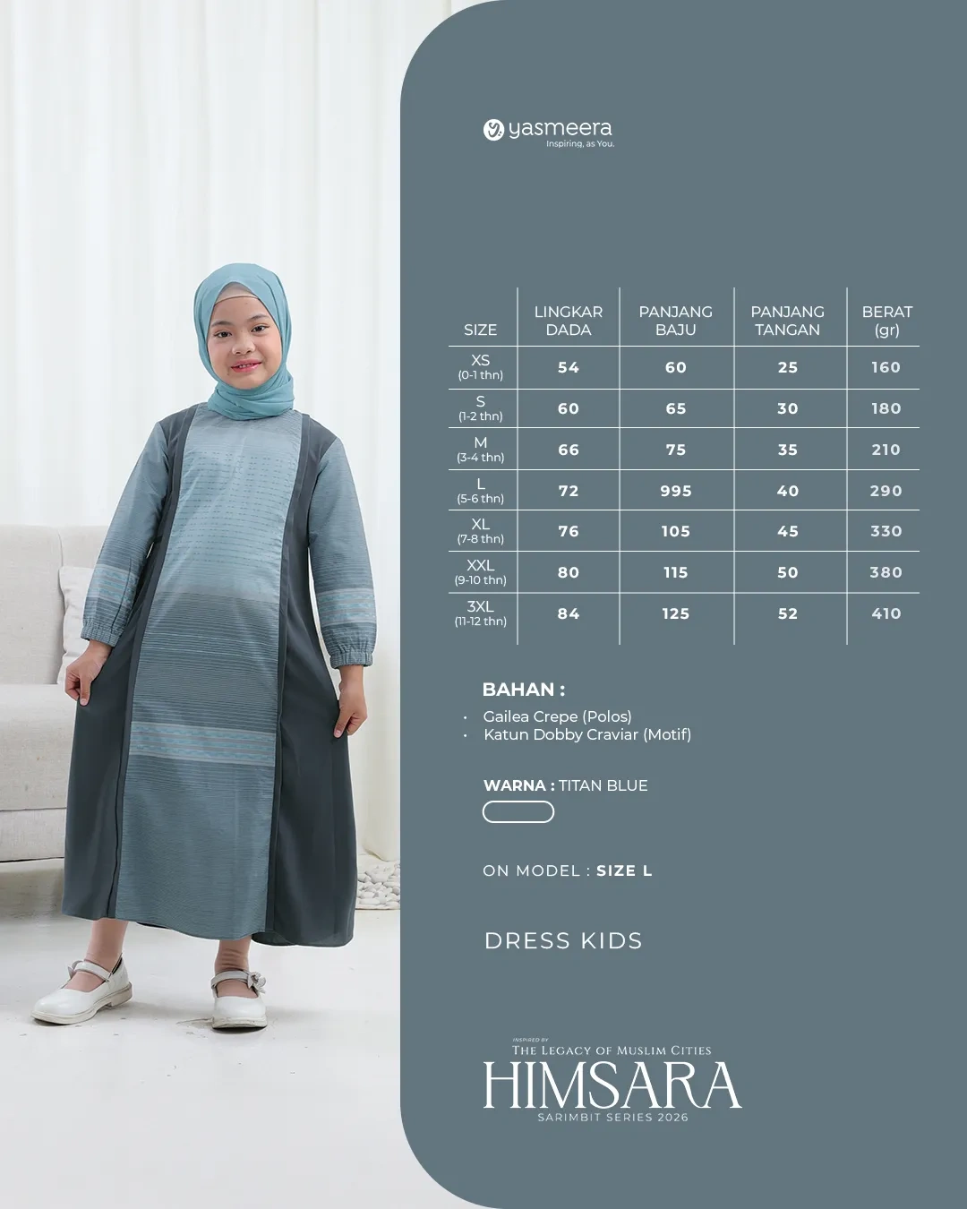 Yasmeera - HIMSARA SERIES - TITAN BLUE thumb 25