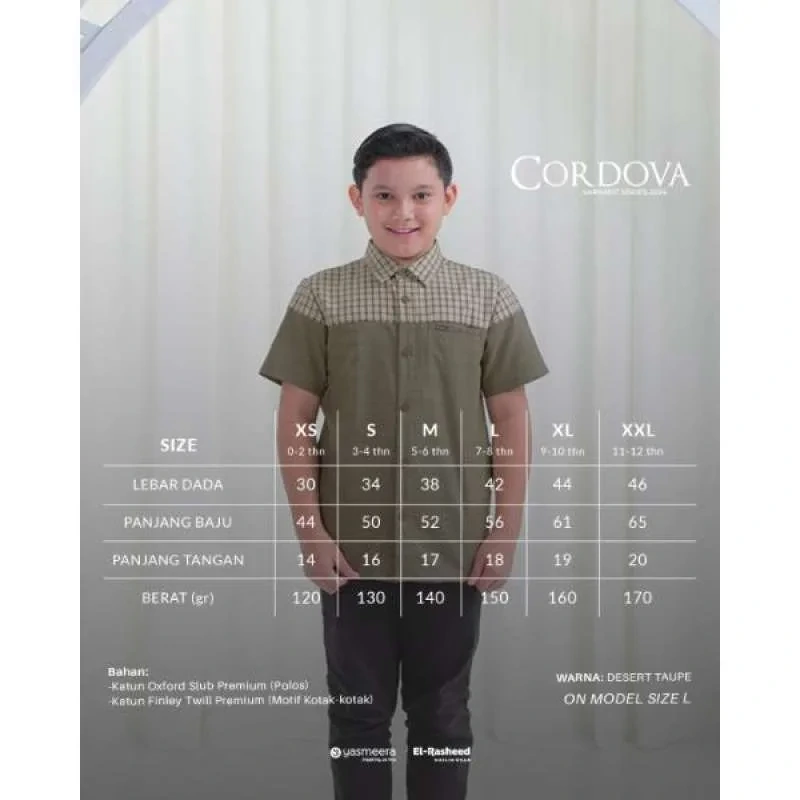 Yasmeera - GAMIS CORDOVA ANAK thumb 185