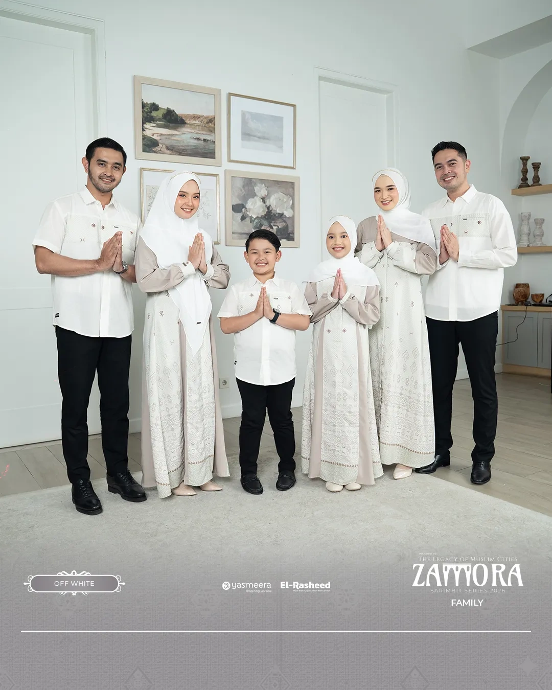 Yasmeera - ZAMORA SERIES - OFF WHITE