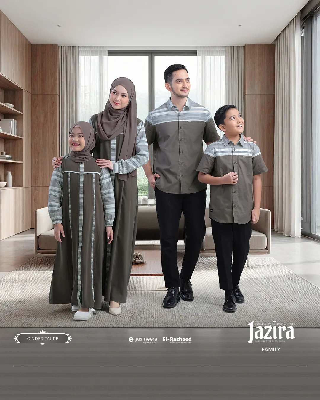 Yasmeera - JAZIRA SERIES - CINDER TAUPE
