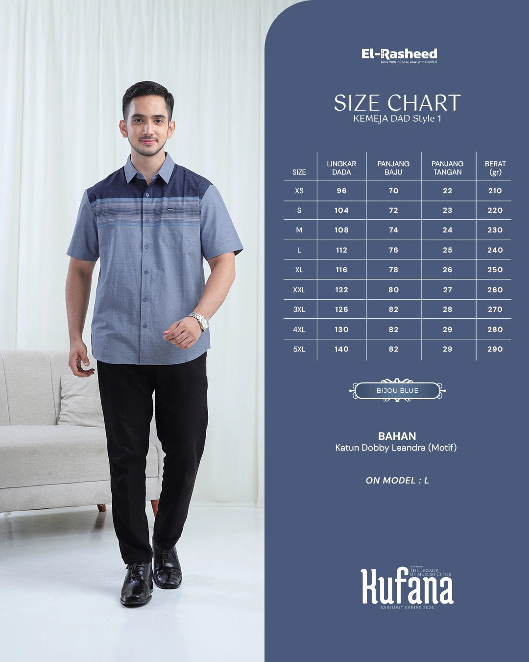 KEMEJA KUFANA DEWASA GRADE B thumb 19