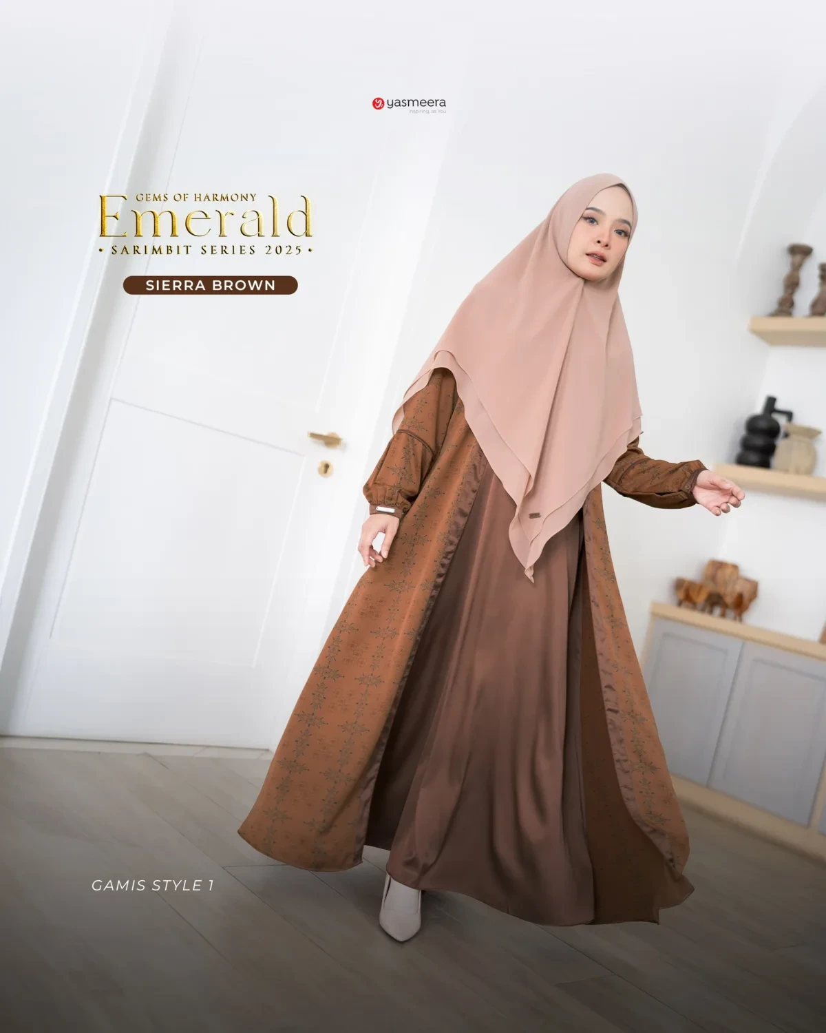 Yasmeera - SARIMBIT 2025 EMERALD SERIES WARNA SIERRA BROWN thumb 8