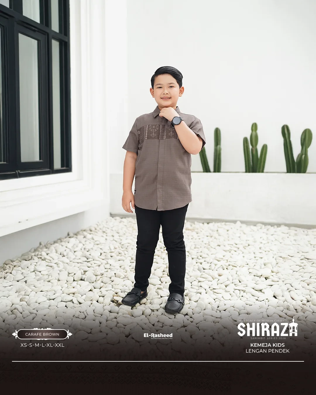 Yasmeera - KEMEJA SHIRAZA LENGAN PENDEK ANAK GRADE B thumb 42