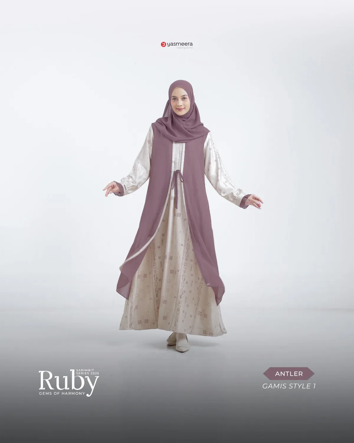 Yasmeera - SARIMBIT 2025 RUBY SERIES WARNA ANTLER thumb 6