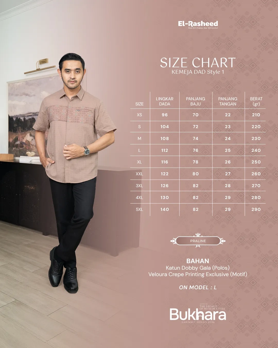 Yasmeera - BUKHARA SERIES - PRALINE thumb 45