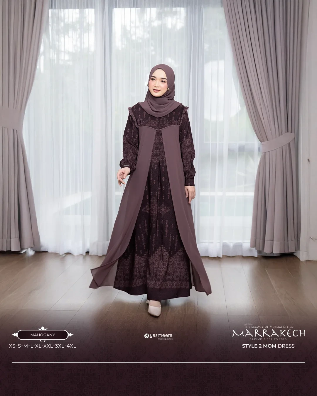 Yasmeera - GAMIS MARRAKECH STYLE 2 DEWASA GRADE B thumb 12