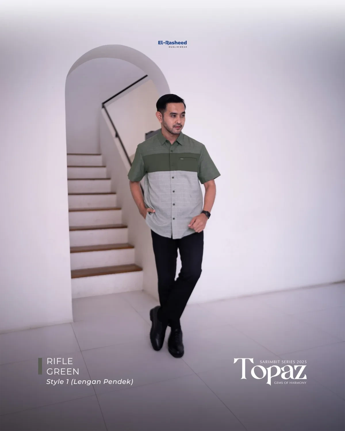 Yasmeera - SARIMBIT 2025 TOPAZ SERIES WARNA RIFLE GREEN thumb 3
