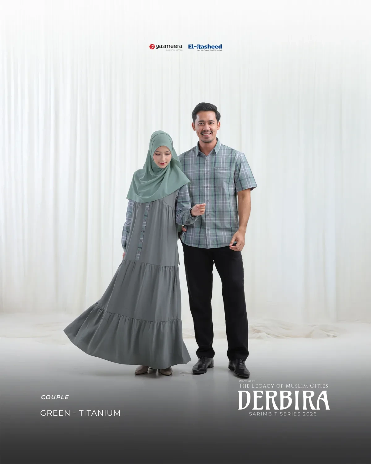 Yasmeera - DERBIRA SERIES - GREEN-TITANIUM thumb 10