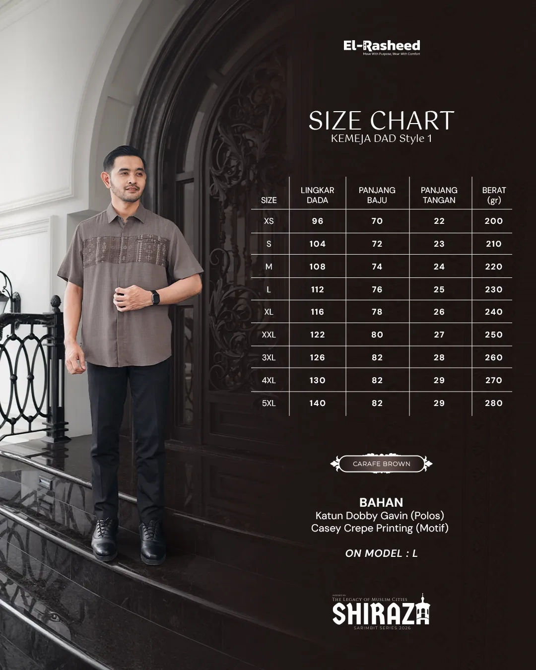 Yasmeera - SHIRAZA SERIES - CARAFE BROWN thumb 37