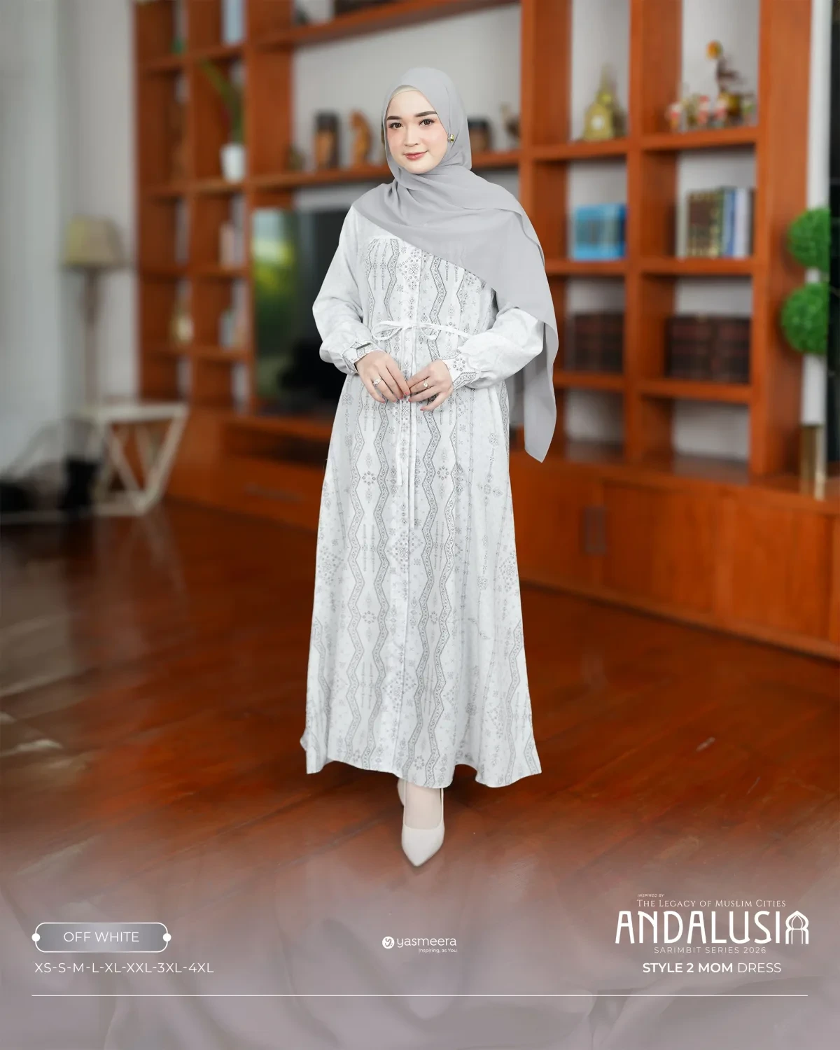 Yasmeera - GAMIS ANDALUSIA STYLE 2 DEWASA GRADE B thumb 38