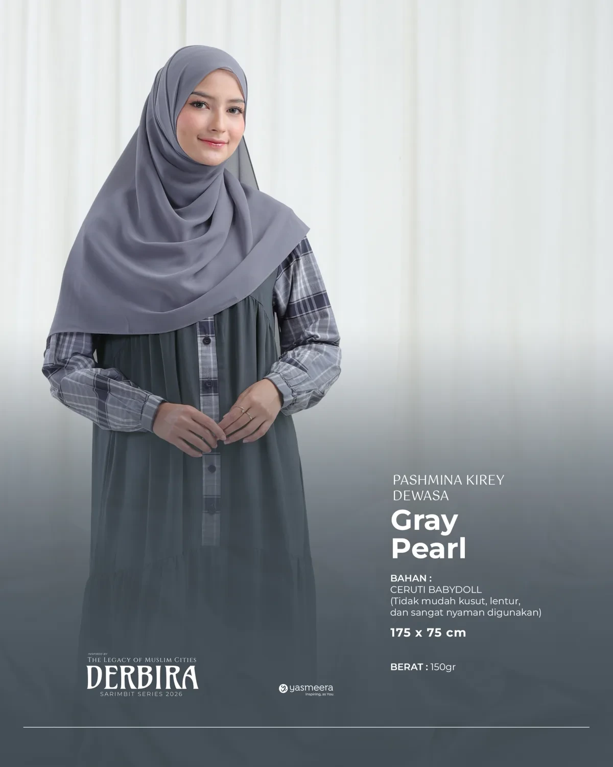 Yasmeera - KHIMAR & PASHMINA SARIMBIT 2026 VOL 2 (DERBIRA) thumb 10