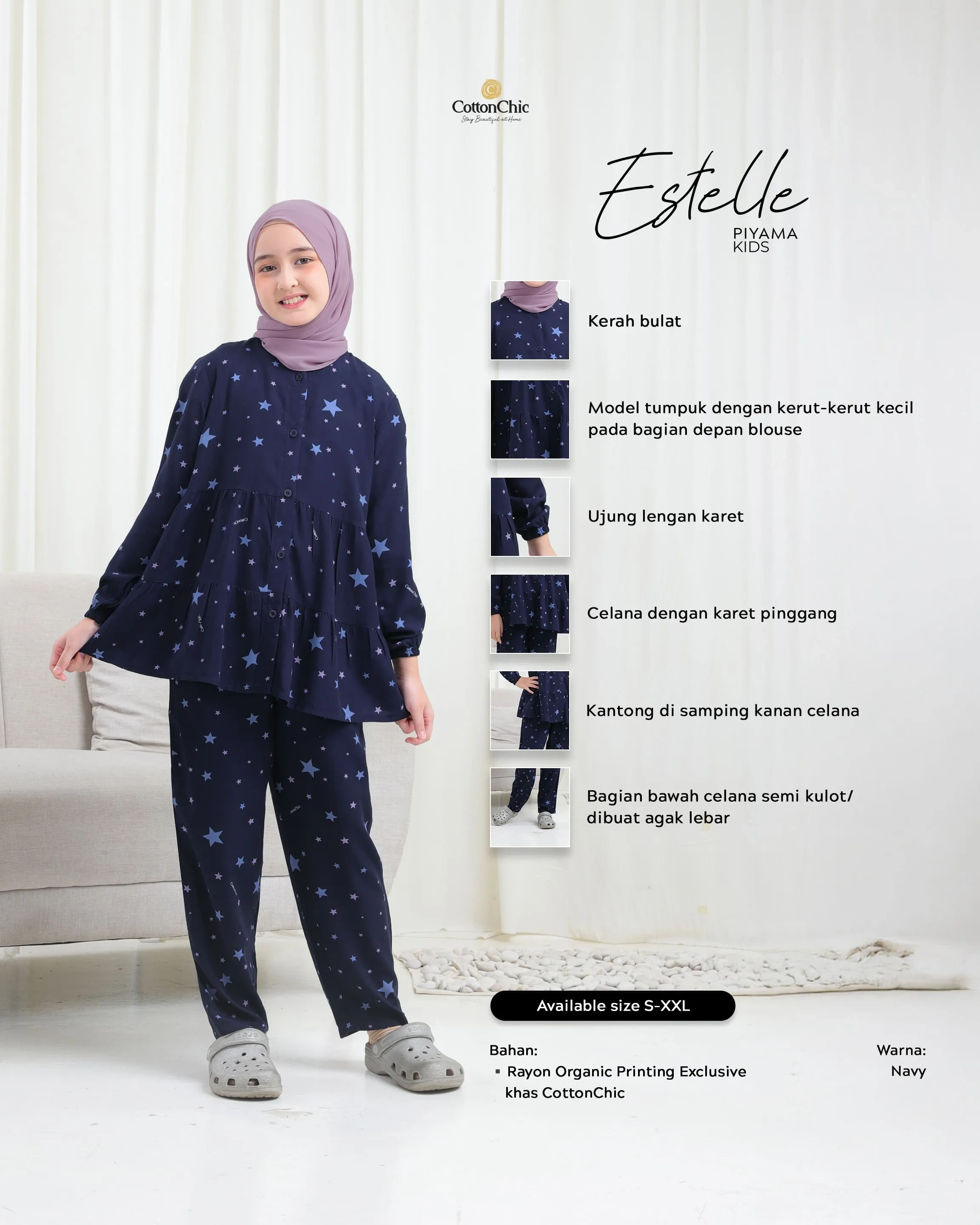 Yasmeera - PAJAMAS ESTELLE ANAK thumb 26