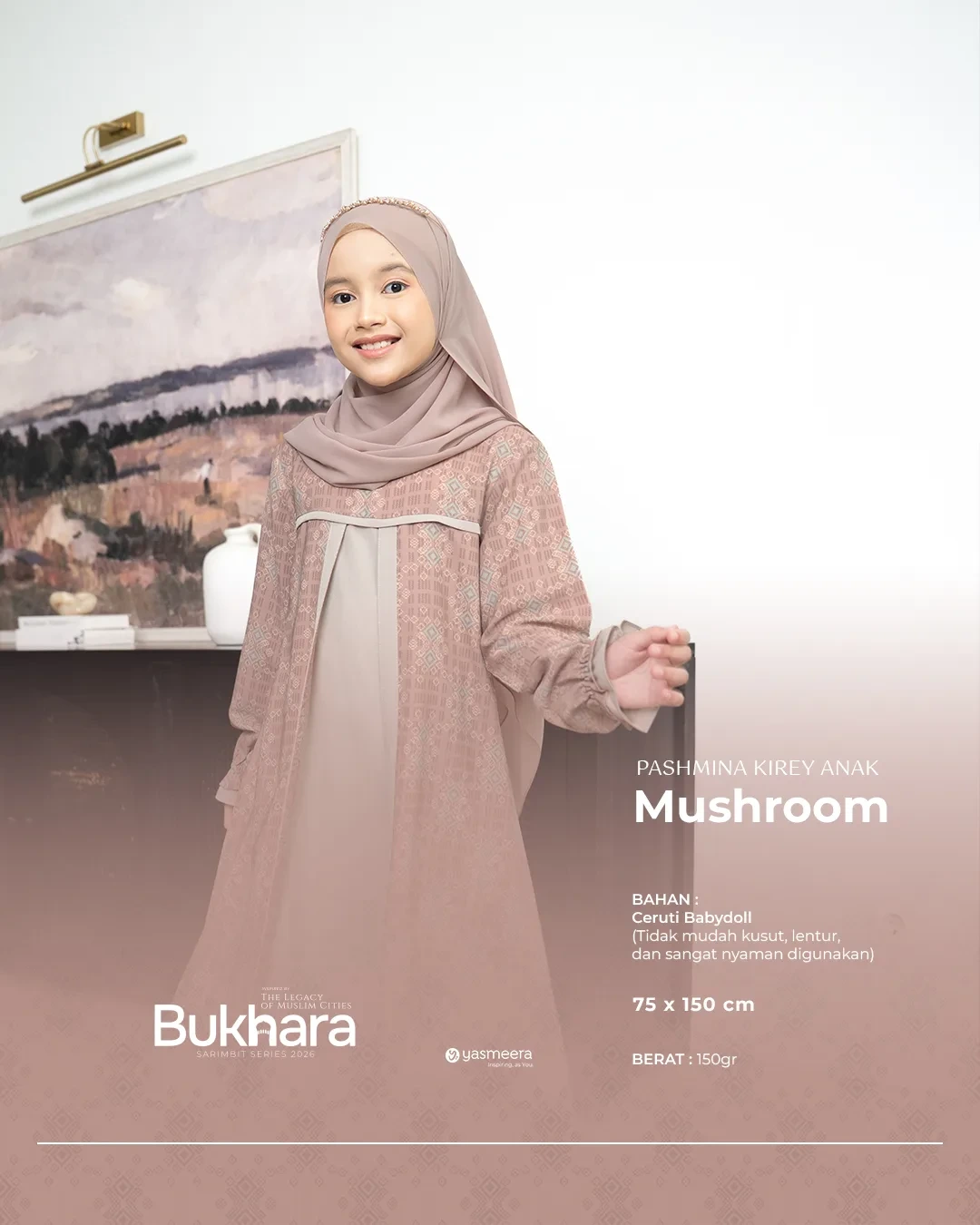 Yasmeera - KHIMAR & PASHMINA SARIMBIT 2026 (BUKHARA)