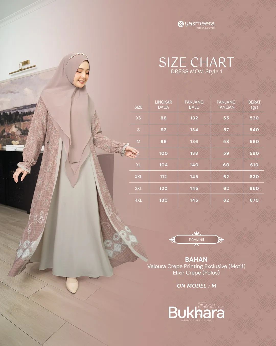 Yasmeera - BUKHARA SERIES - PRALINE thumb 17