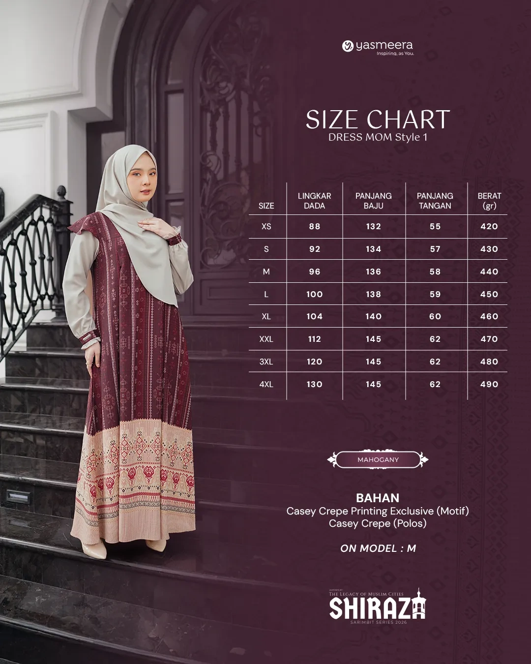Yasmeera - SHIRAZA SERIES - MAHOGANY thumb 16