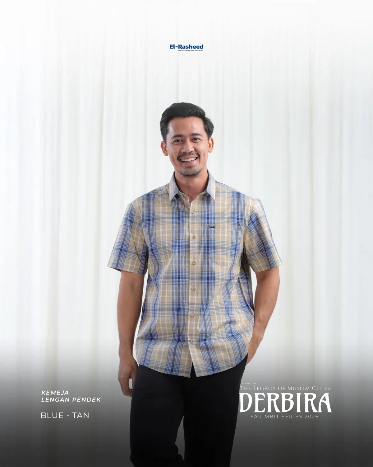 Yasmeera - DERBIRA SERIES - BLUE-TAN thumb 8