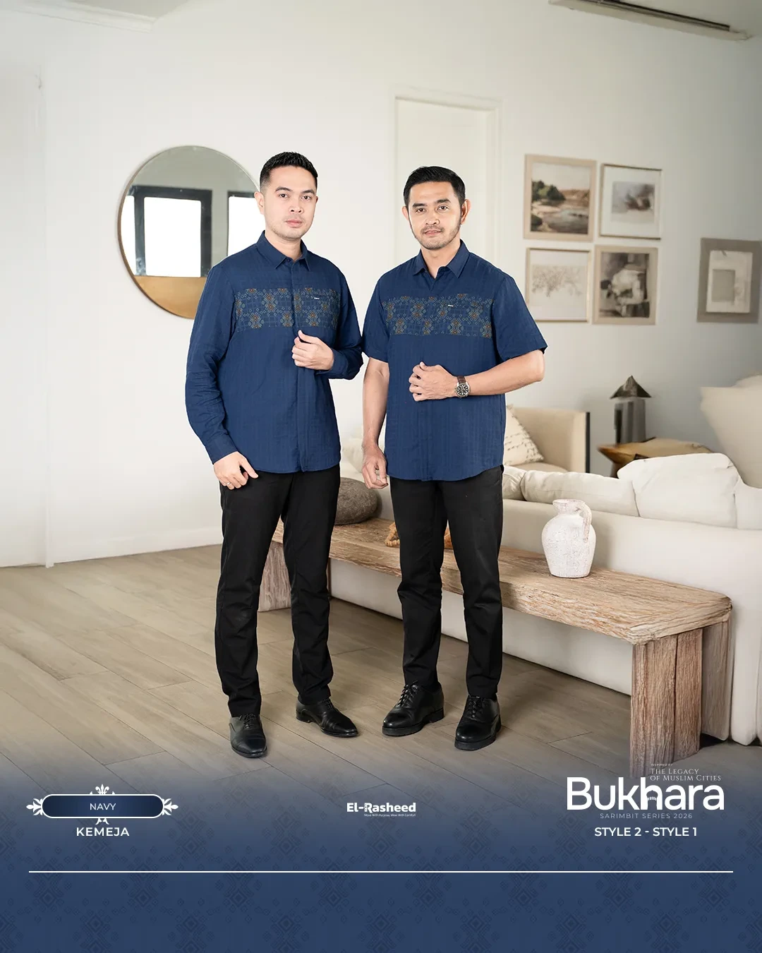 Yasmeera - BUKHARA SERIES - NAVY thumb 9