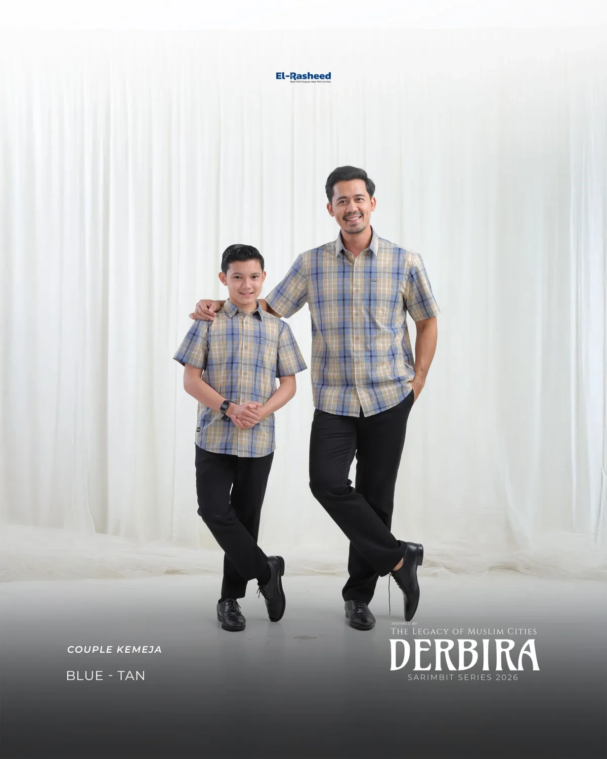 Yasmeera - DERBIRA SERIES - BLUE-TAN thumb 9