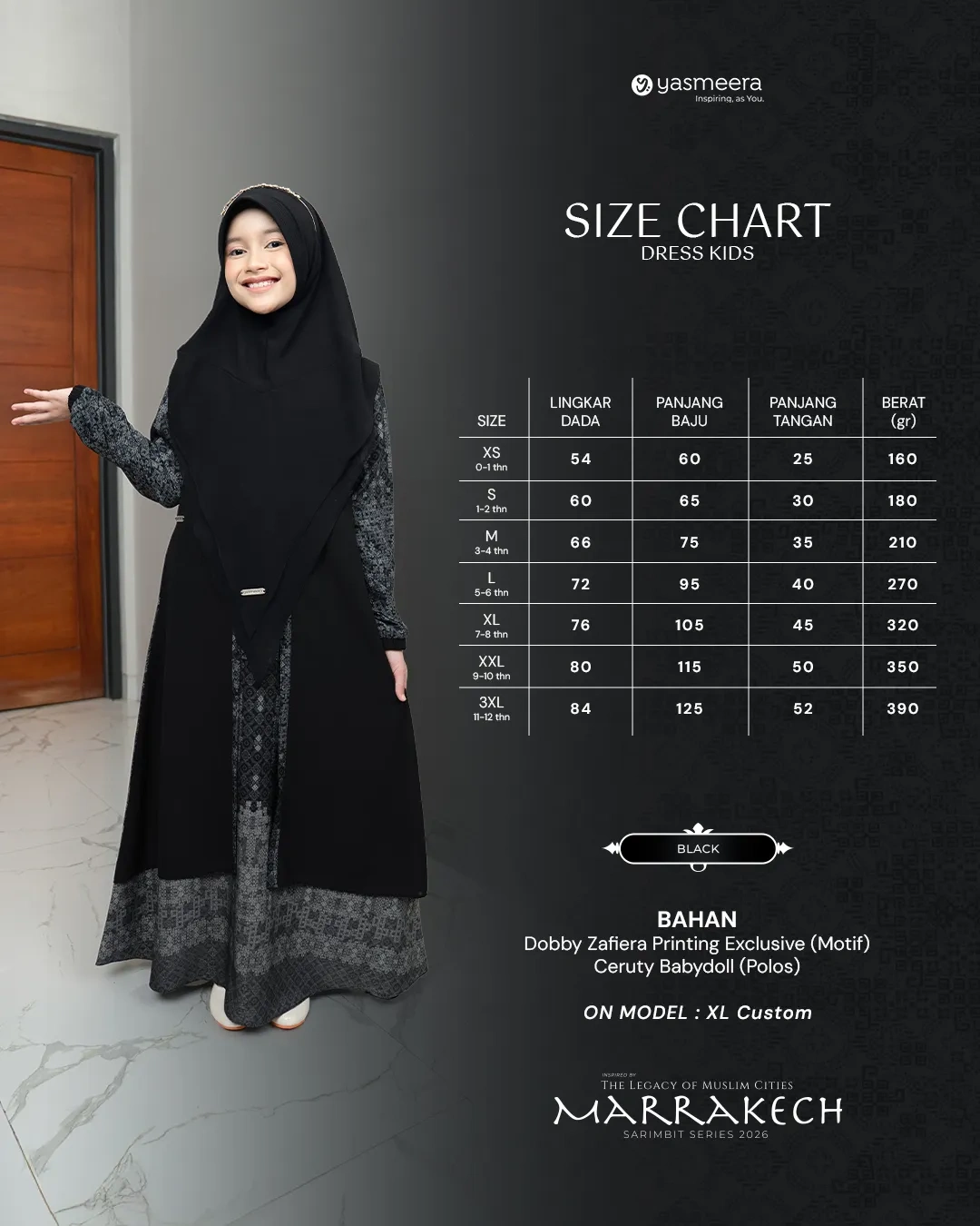 Yasmeera - MARRAKECH SERIES - BLACK thumb 3