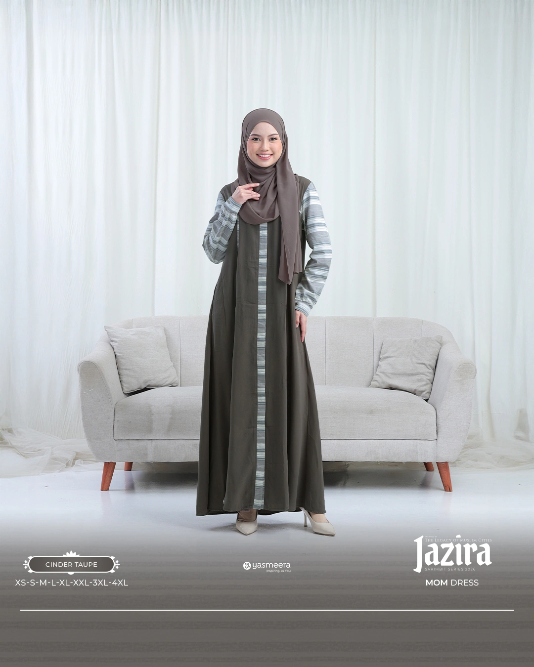 GAMIS JAZIRA DEWASA GRADE B