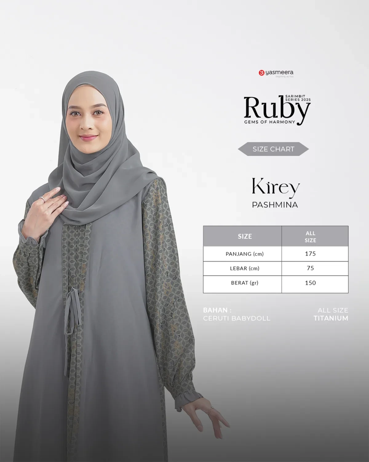 Yasmeera - PASHMINA KIREY 2.0 GRADE B thumb 28