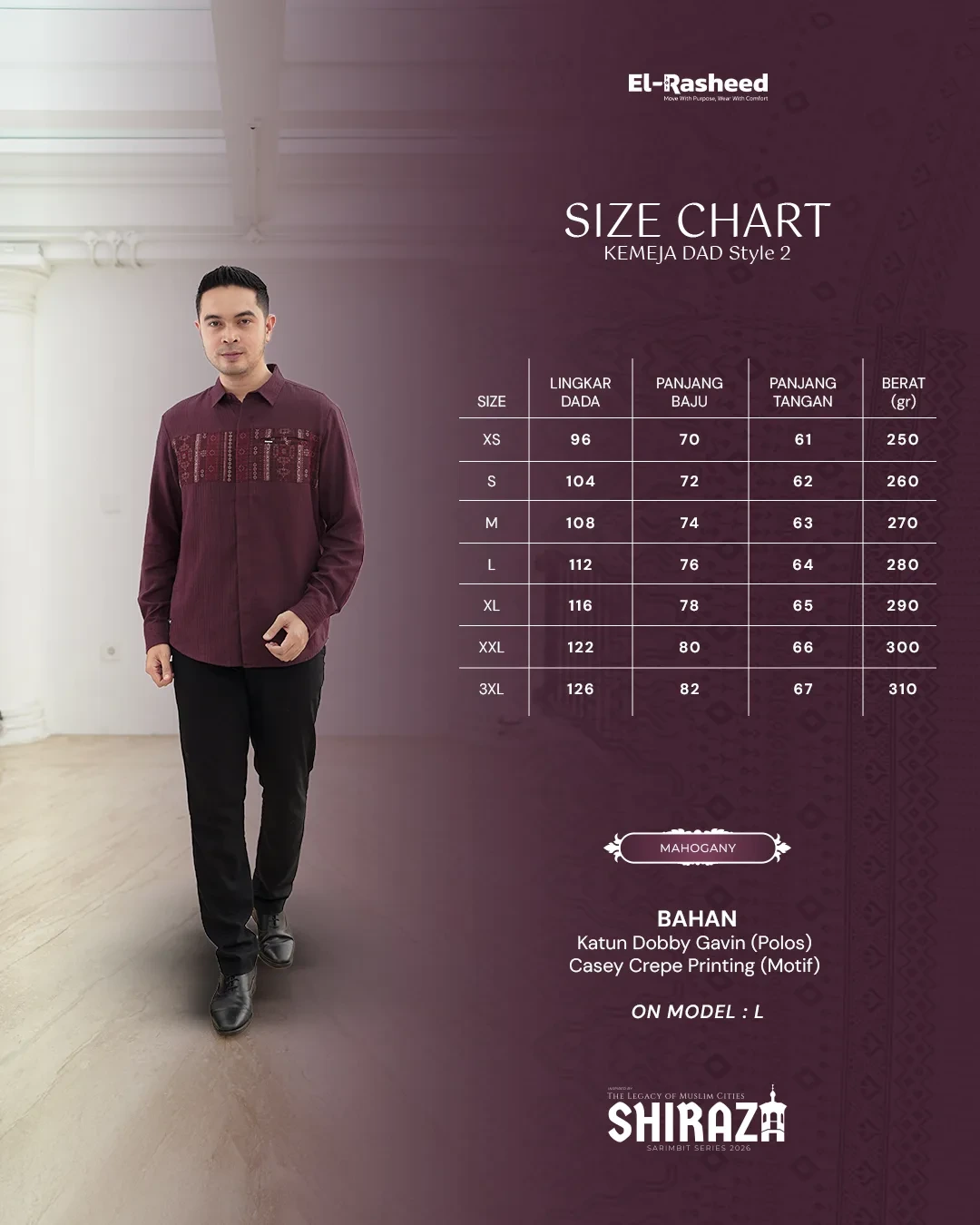 Yasmeera - SHIRAZA SERIES - MAHOGANY thumb 55