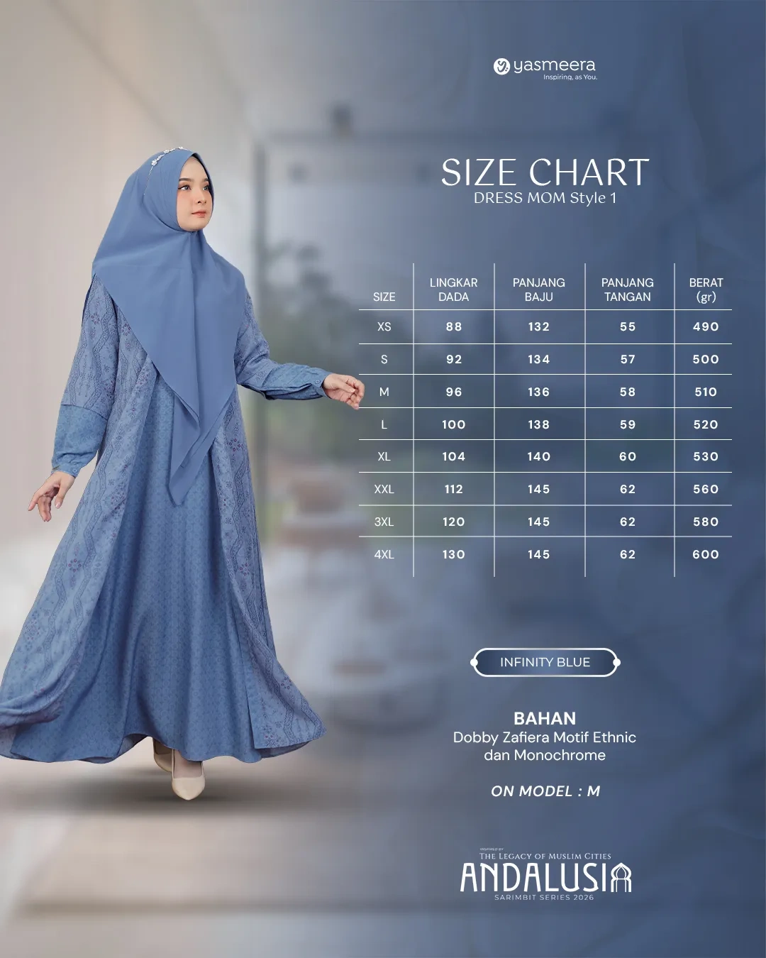 Yasmeera - ANDALUSIA SERIES - INFINITY BLUE thumb 20