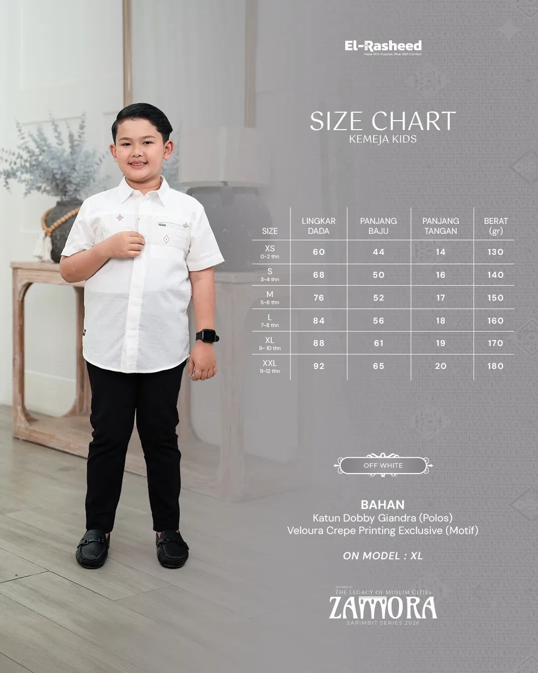 Yasmeera - KEMEJA ZAMORA ANAK GRADE B thumb 20