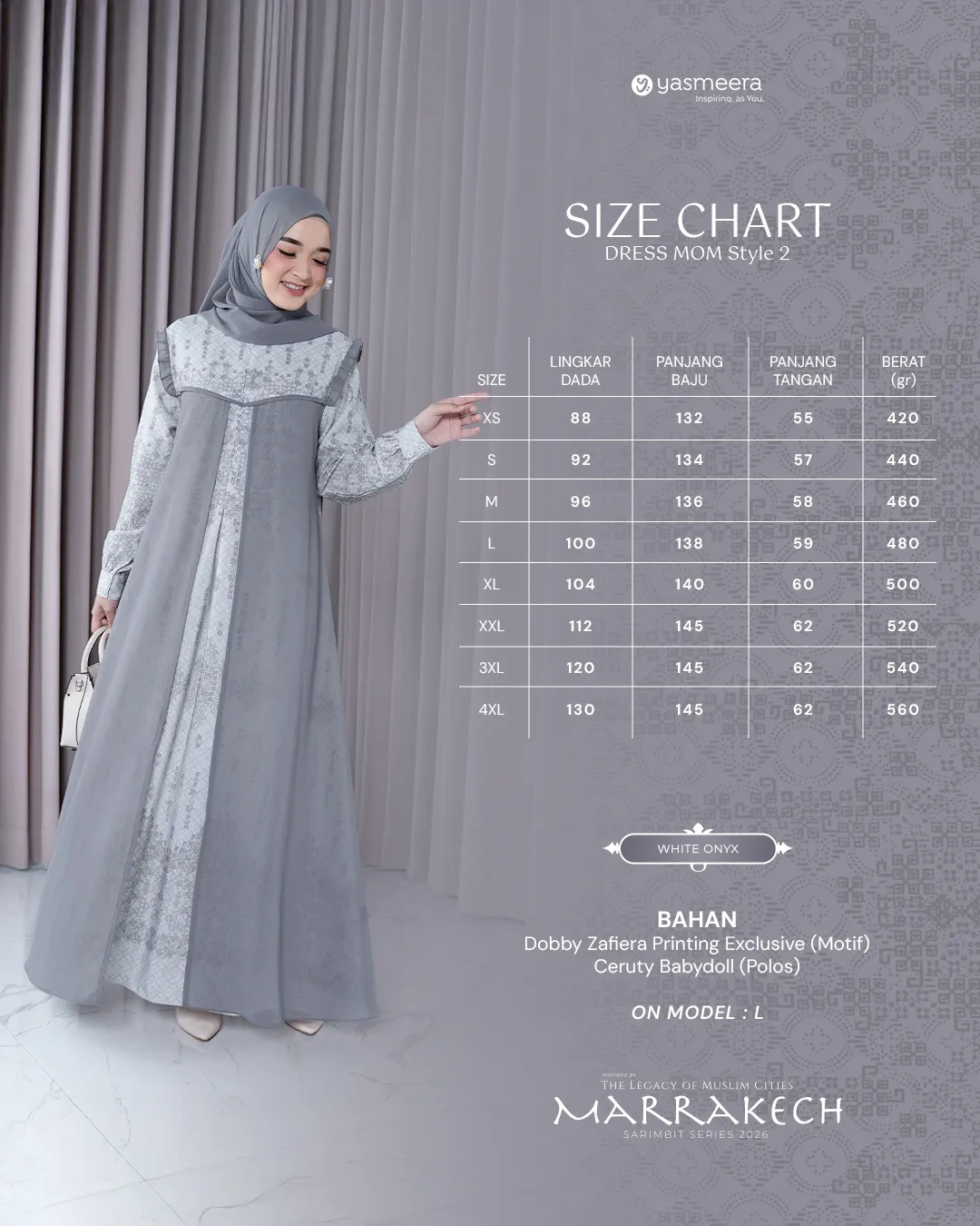 Yasmeera - MARRAKECH SERIES - WHITE ONYX thumb 14