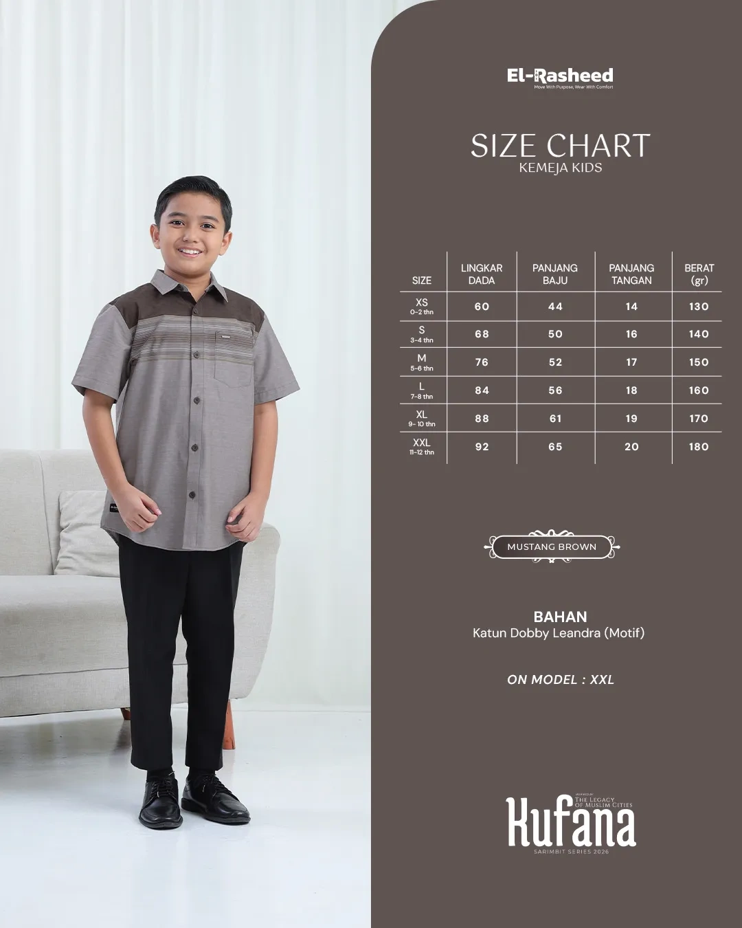 Yasmeera - KUFANA SERIES - MUSTANG BROWN thumb 26