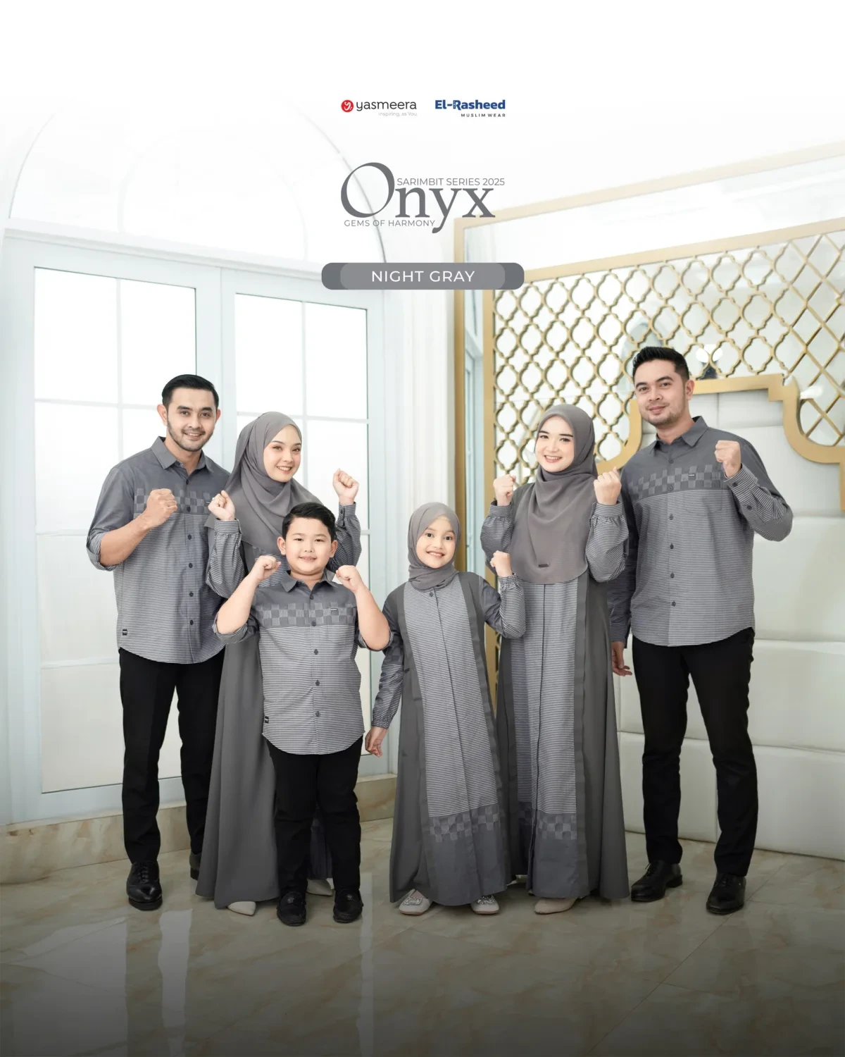Yasmeera - SARIMBIT 2025 ONYX WARNA NIGHT GRAY thumb 5