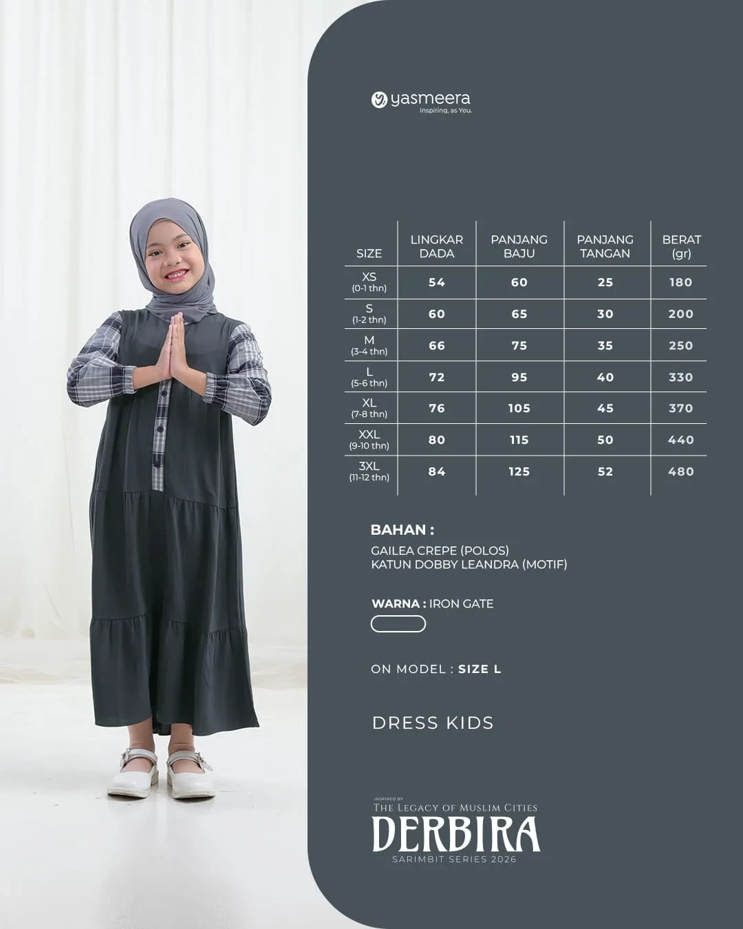 Yasmeera - DERBIRA SERIES - IRON GATE