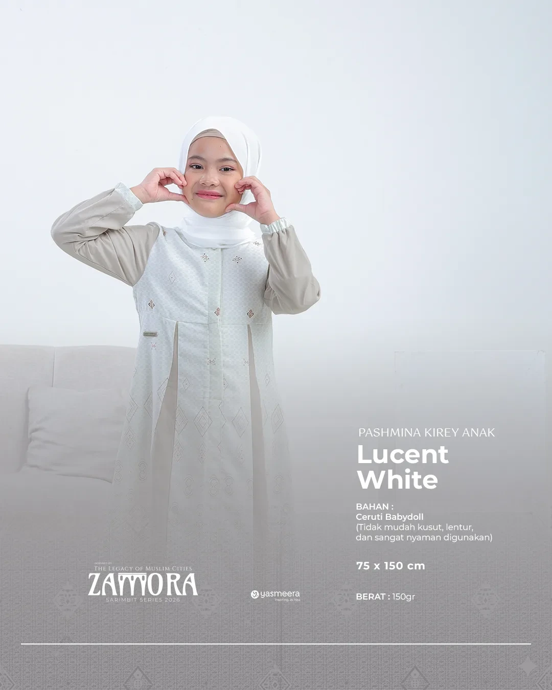 Yasmeera - KHIMAR & PASHMINA SARIMBIT 2026 (ZAMORA) thumb 11