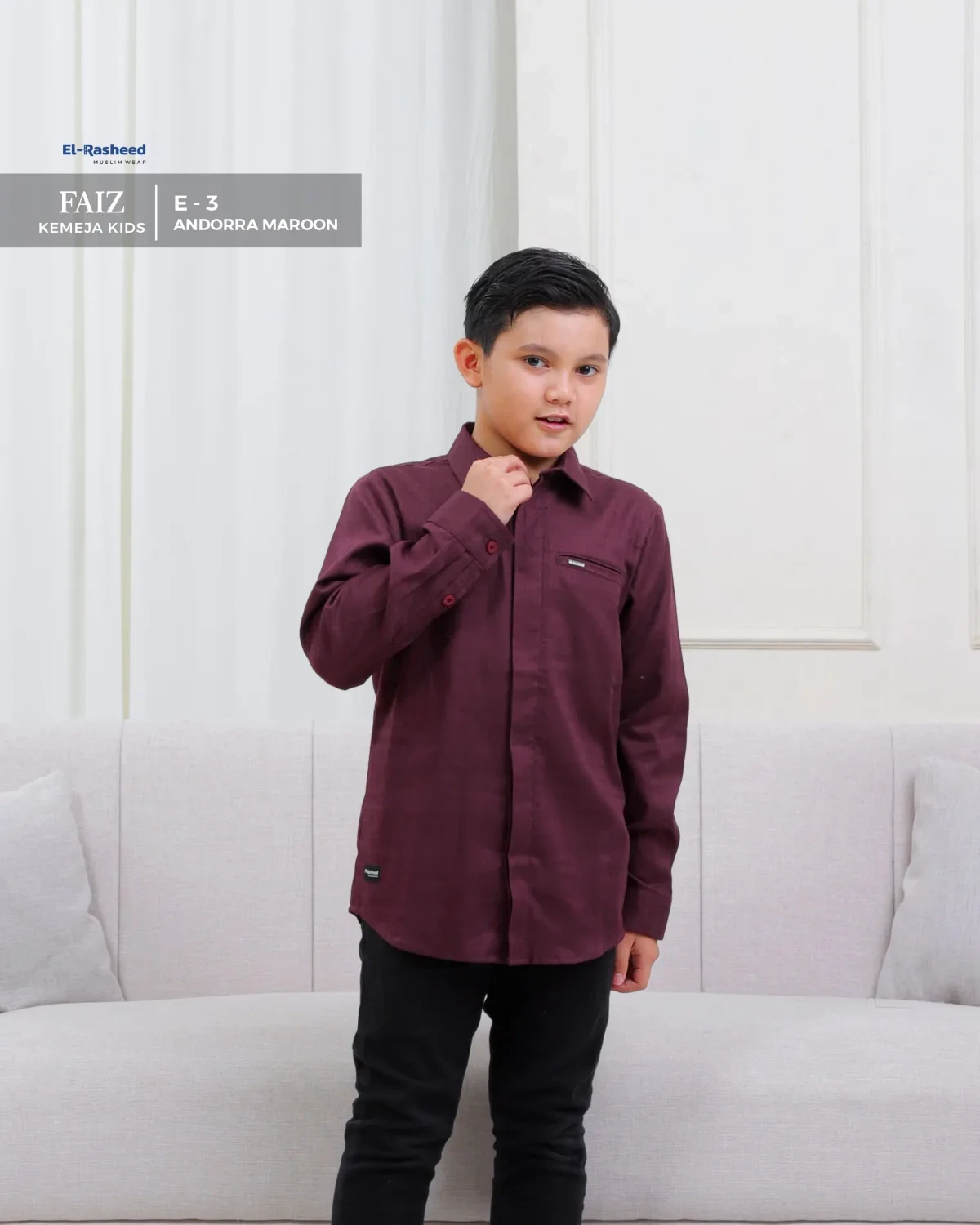 Yasmeera - KEMEJA FAIZ ANAK thumb 13