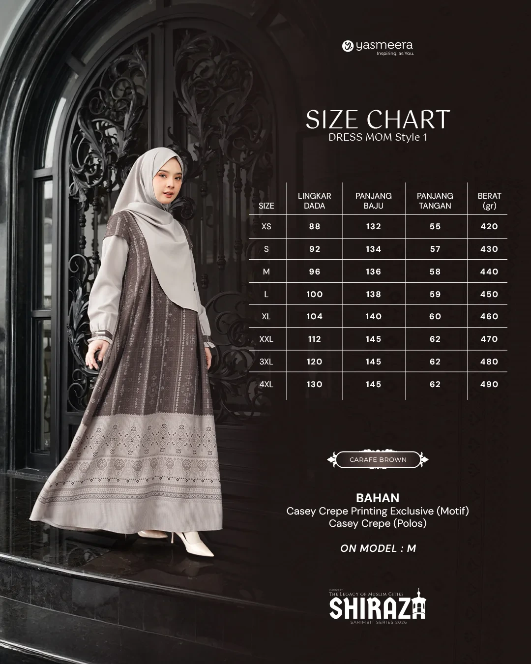 Yasmeera - SHIRAZA SERIES - CARAFE BROWN thumb 54