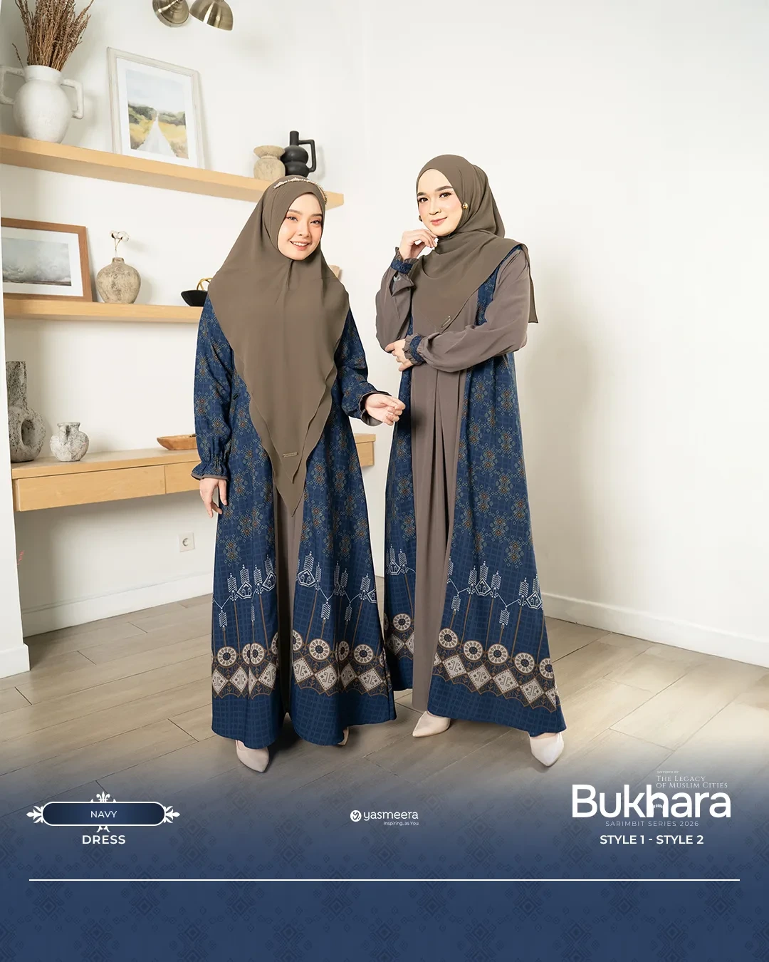 Yasmeera - BUKHARA SERIES - NAVY thumb 8