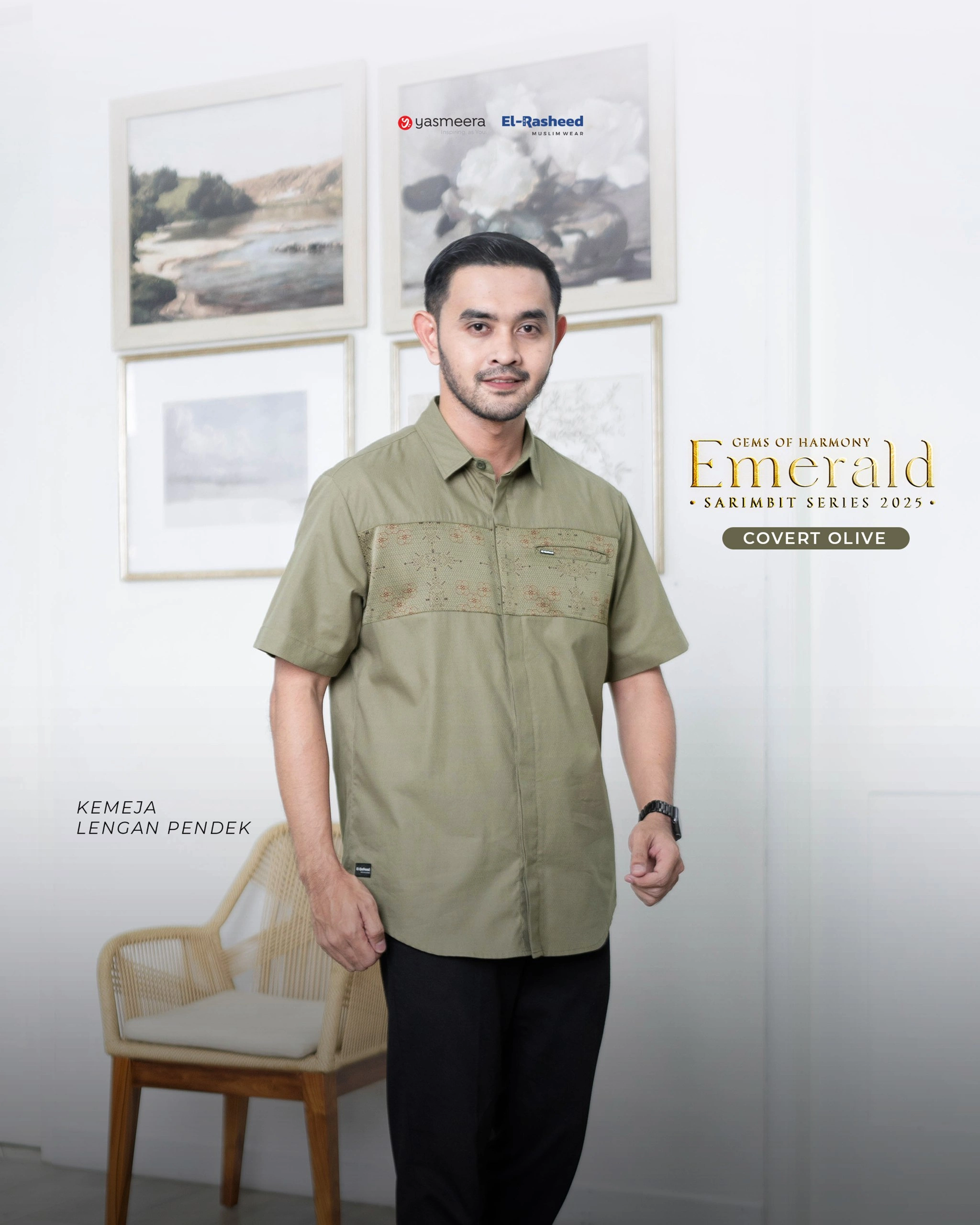 SARIMBIT 2025 EMERALD SERIES WARNA COVERT OLIVE thumb 3