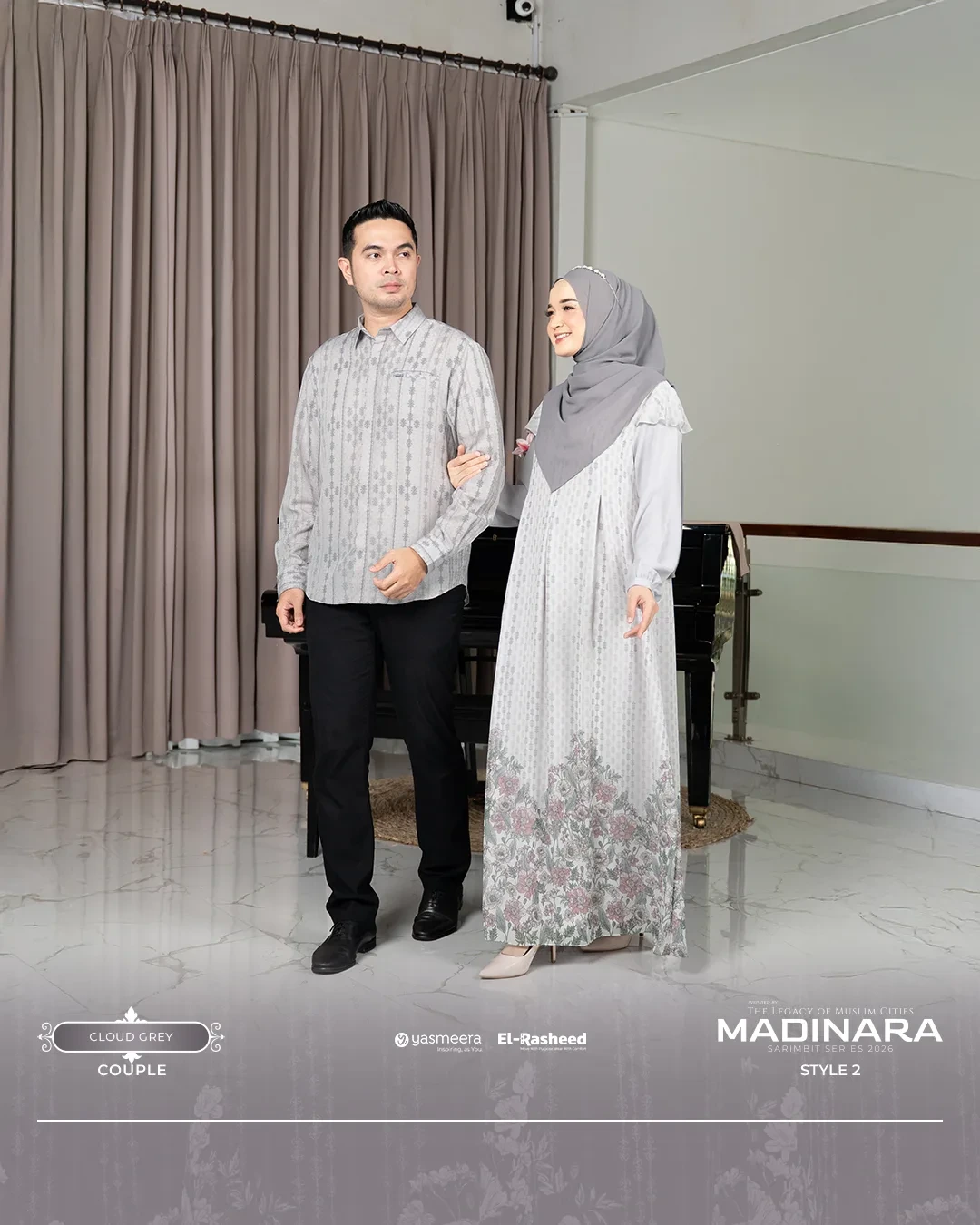 Yasmeera - MADINARA SERIES - CLOUD GREY thumb 61