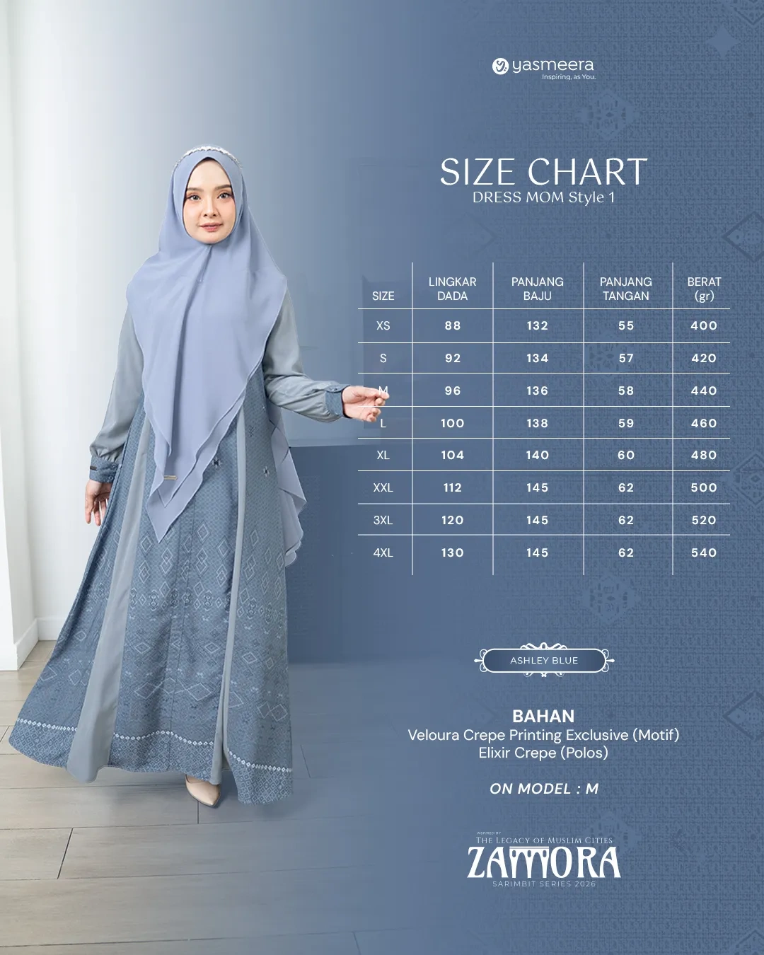 Yasmeera - ZAMORA SERIES - ASHLEY BLUE thumb 22