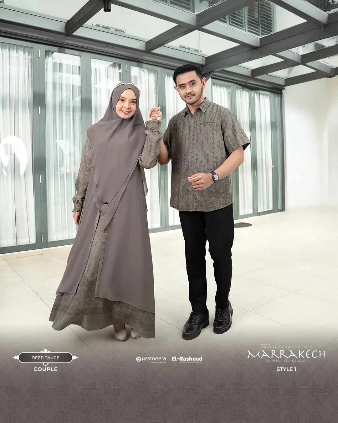 Yasmeera - MARRAKECH SERIES - DEEP TAUPE thumb 11