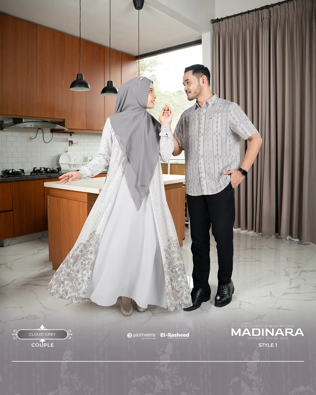 Yasmeera - MADINARA SERIES - CLOUD GREY thumb 60