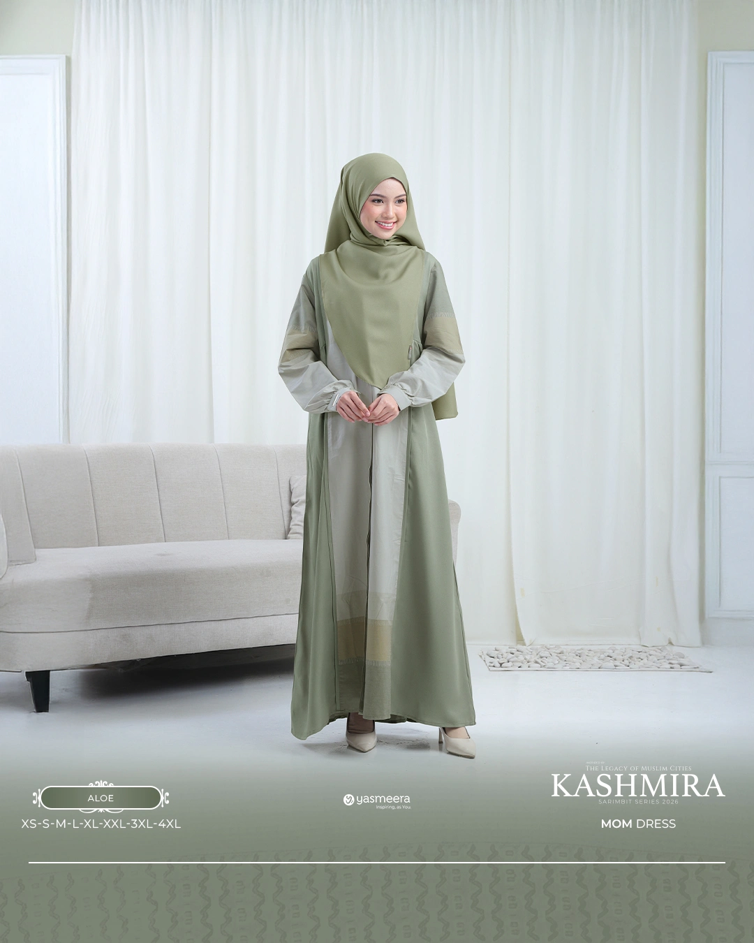 GAMIS KASHMIRA DEWASA GRADE B thumb 2