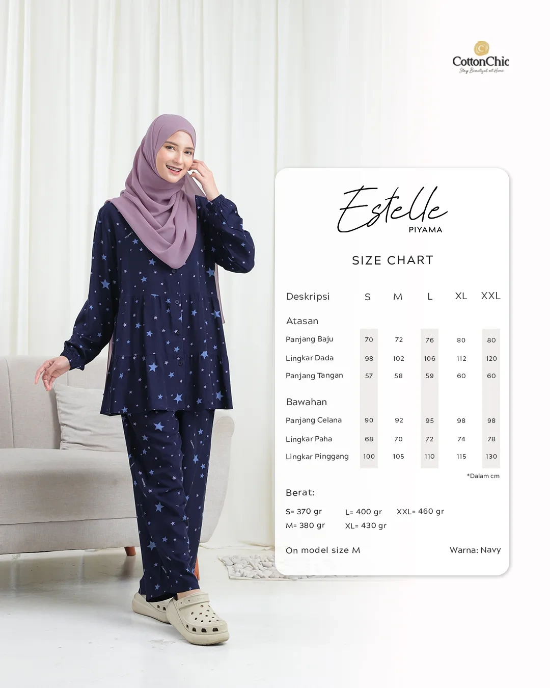 Yasmeera - PAJAMAS ESTELLE DEWASA GRADE B thumb 28