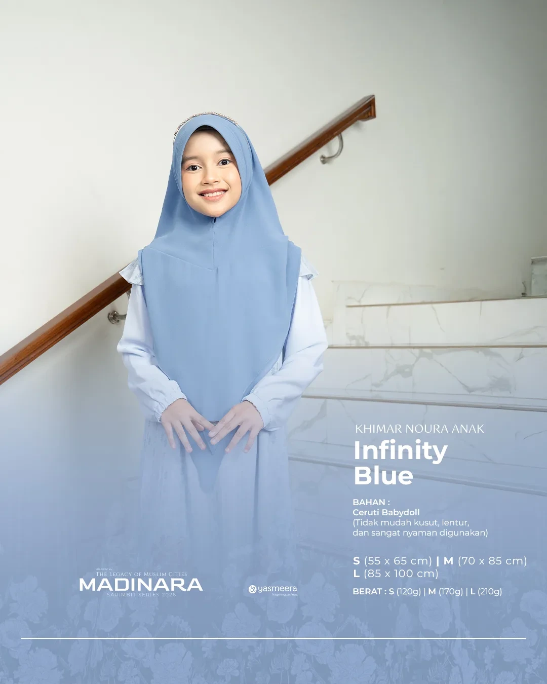 Yasmeera - KHIMAR & PASHMINA SARIMBIT 2026 VOL 3 (ALMEIRA,  MADINARA) thumb 29