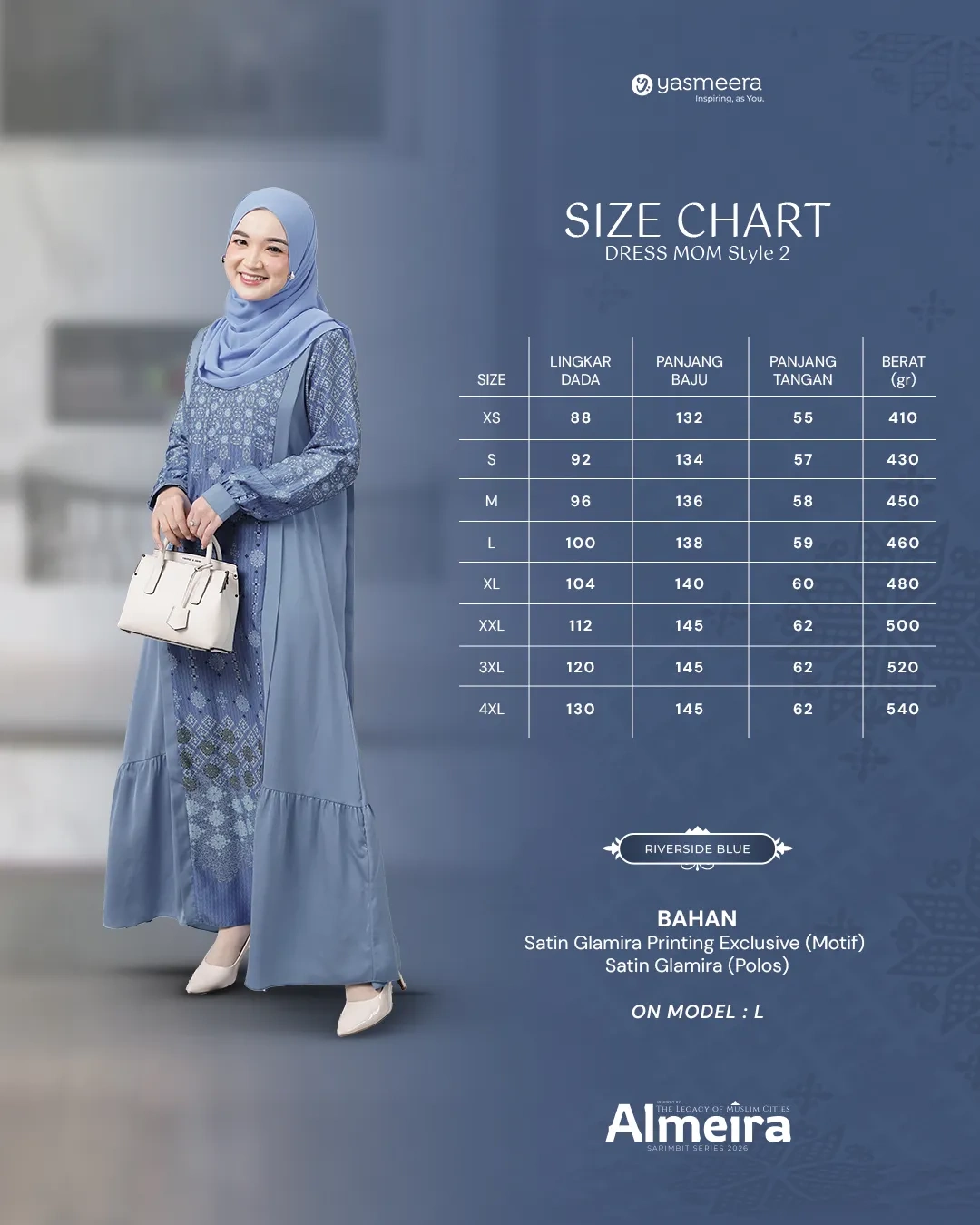 Yasmeera - ALMEIRA SERIES - RIVERSIDE BLUE thumb 37